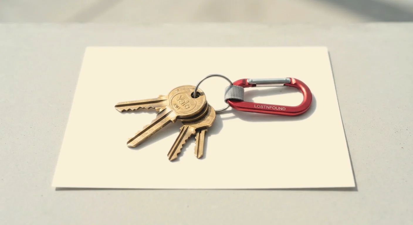 Found Other property — Keyring with transit fob + red tag